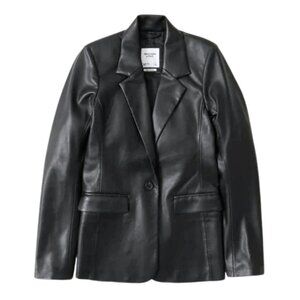 Abercrombie and Fitch Vegan Leather Blazer (XS) NWT